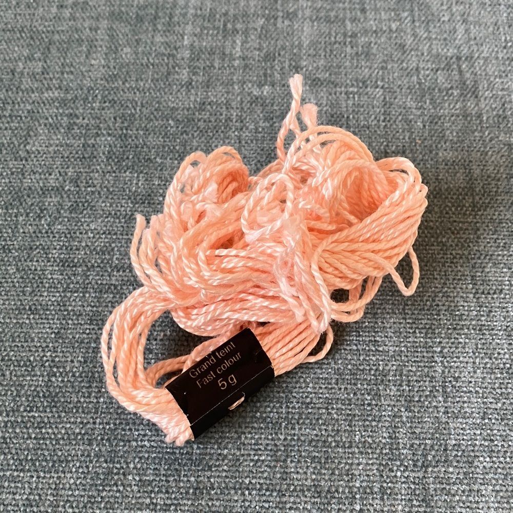 Pink Needlepoint Thread Yarn
